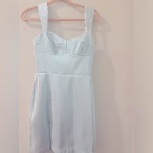 Sparkly light blue Amanda uprichard dress